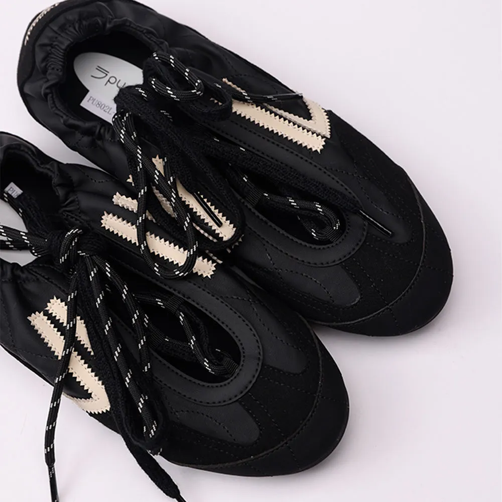 Puraai - 8.02 Lizard Foil Sneakers - Blackout sold by Merci product image thumbnail 3