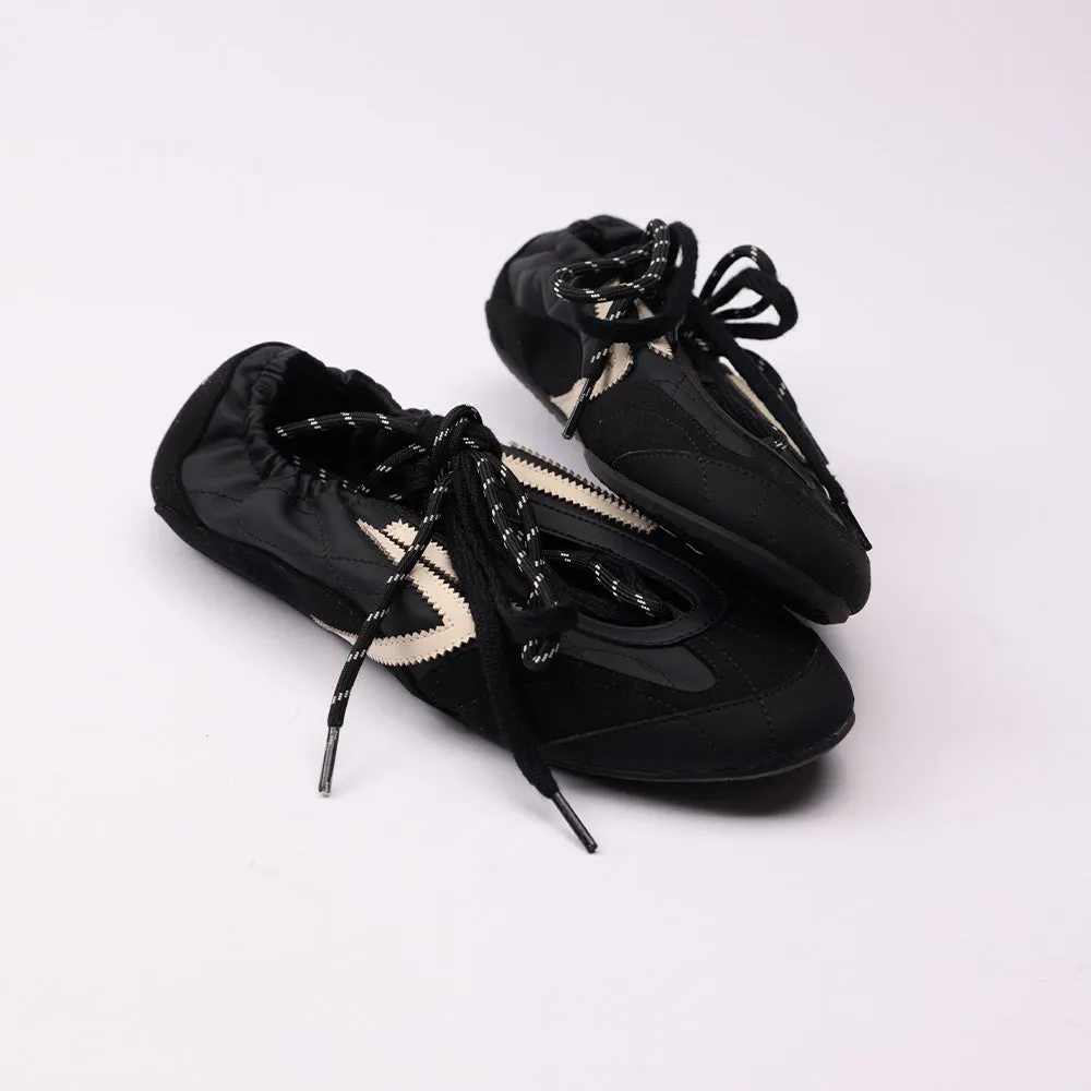 Puraai - 8.02 Lizard Foil Sneakers - Blackout sold by Merci product image thumbnail 2
