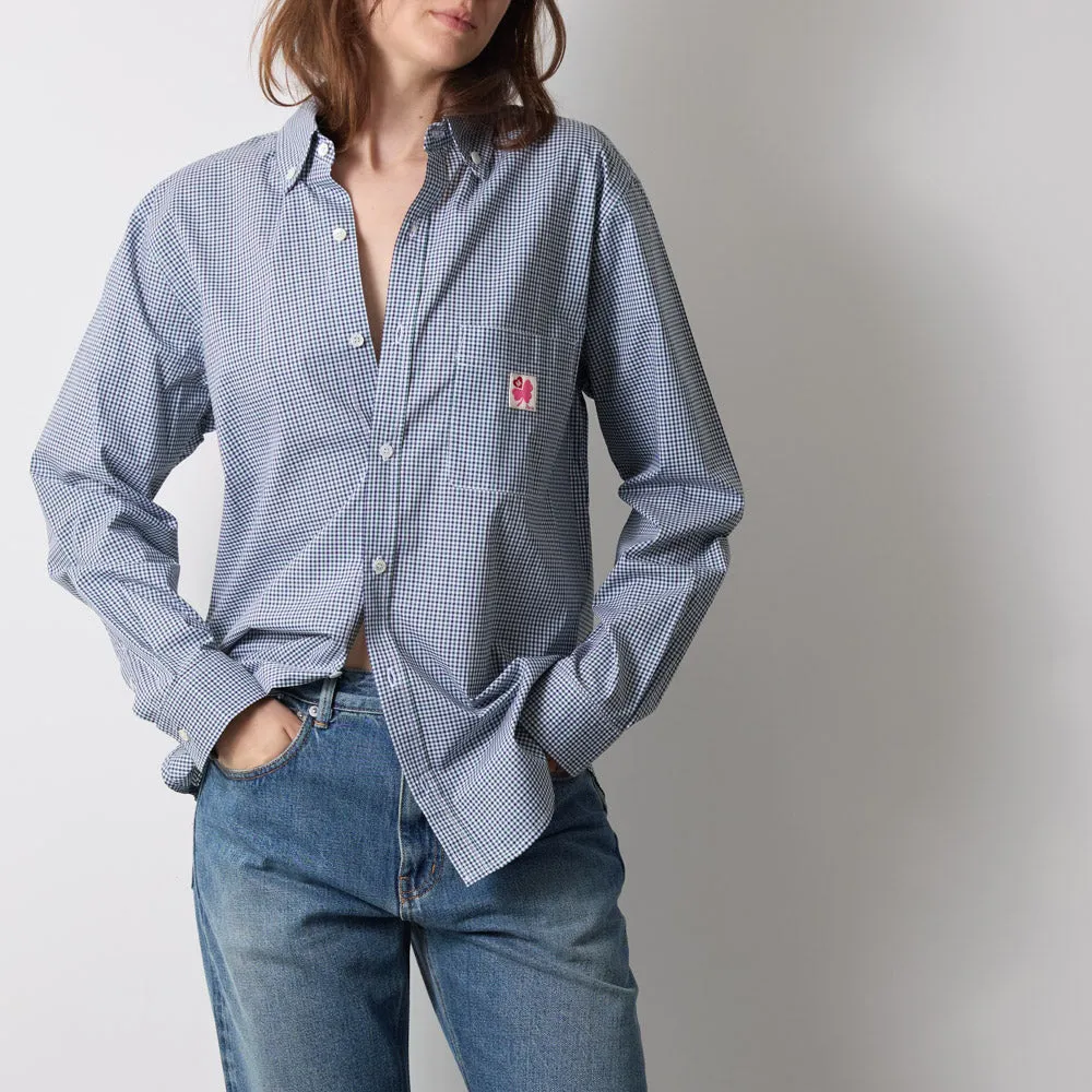 Merci - Sacha Shirt - Green & Blue Tiles sold by Merci product image thumbnail 2