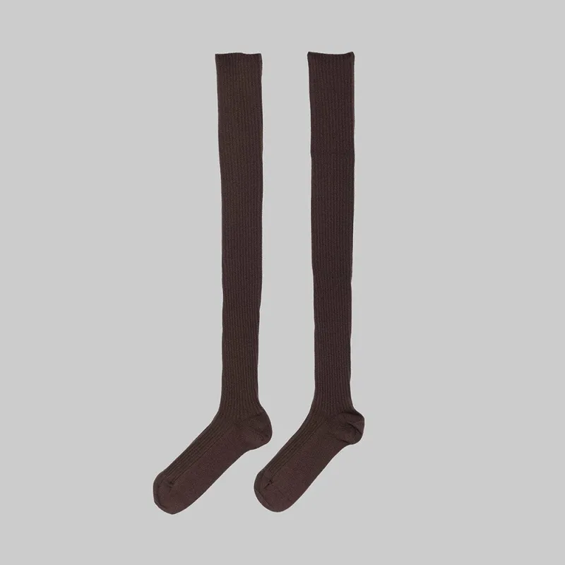 Baserange - High Socks - Orta Brown made by Baserange
