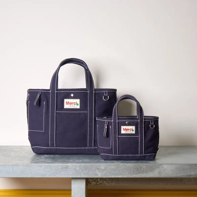 Merci - Candide shopping bag Solid - Navy made by Merci