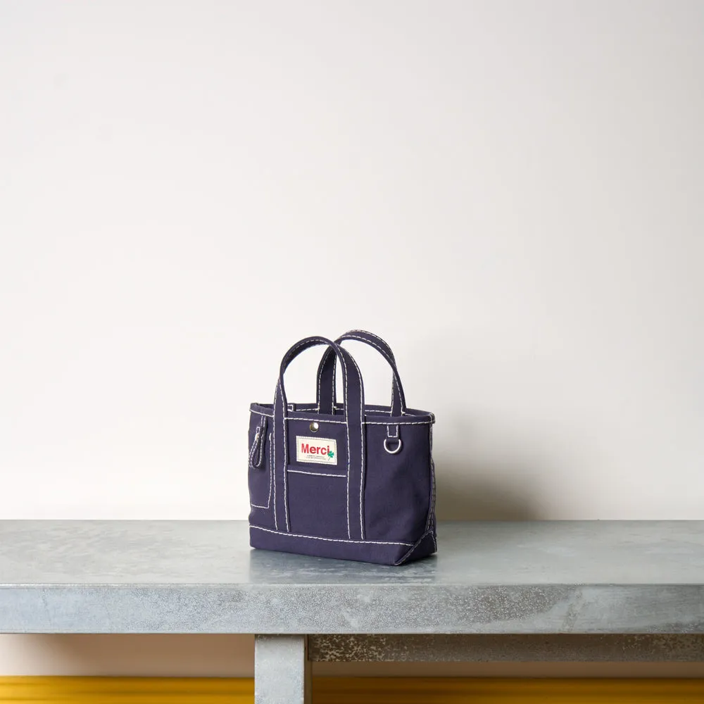 Merci - Candide shopping bag Solid - Navy sold by Merci product image thumbnail 5