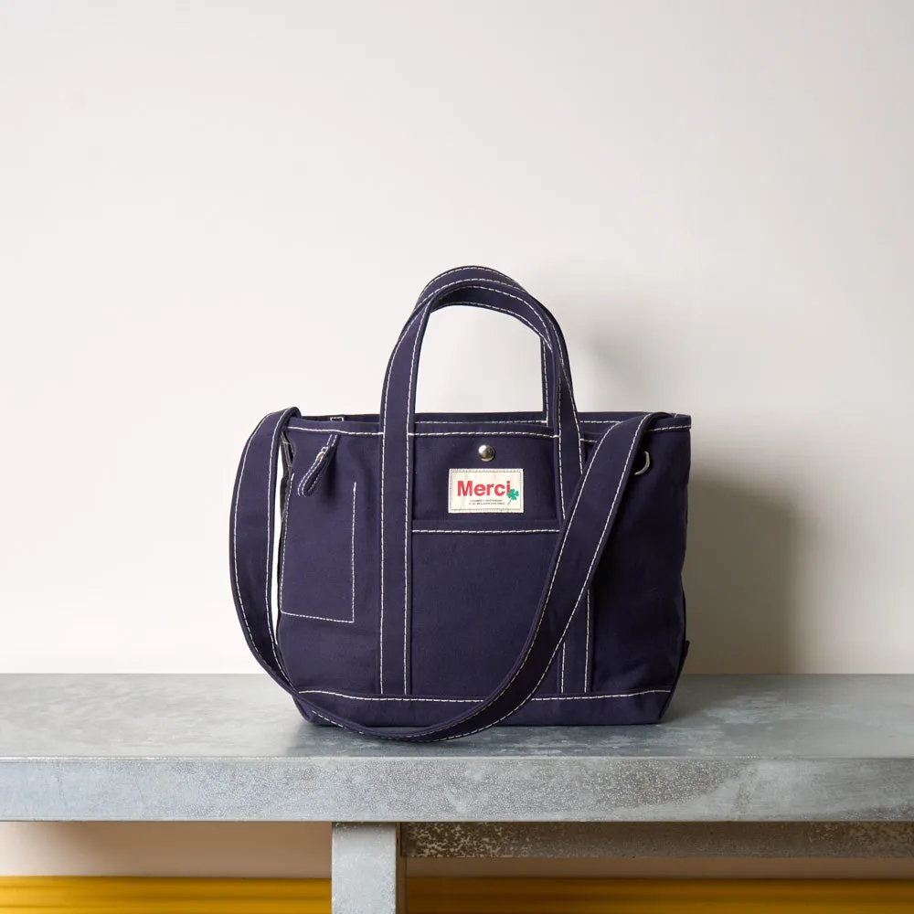 Merci - Candide shopping bag Solid - Navy sold by Merci product image thumbnail 4