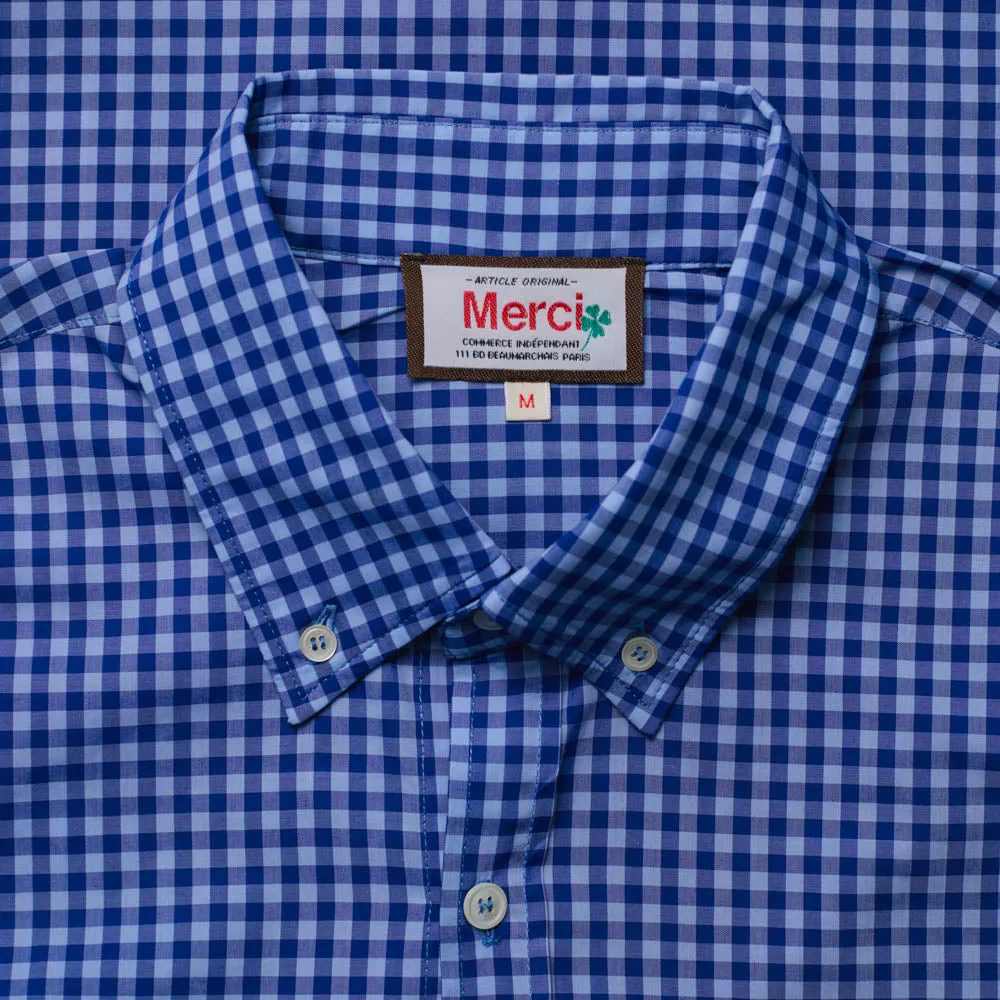 Merci - Sacha Shirt - Blue Tiles sold by Merci product image thumbnail 4