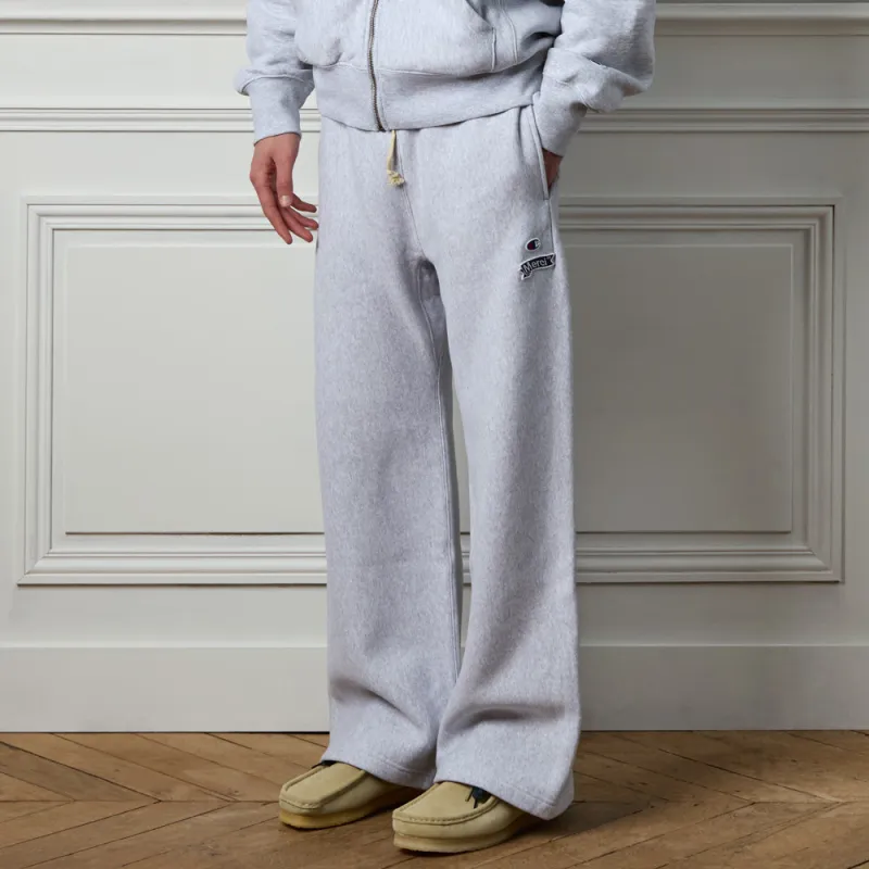 Merci x Champion - Straight Patch Sweatpants - Grey made by Champion