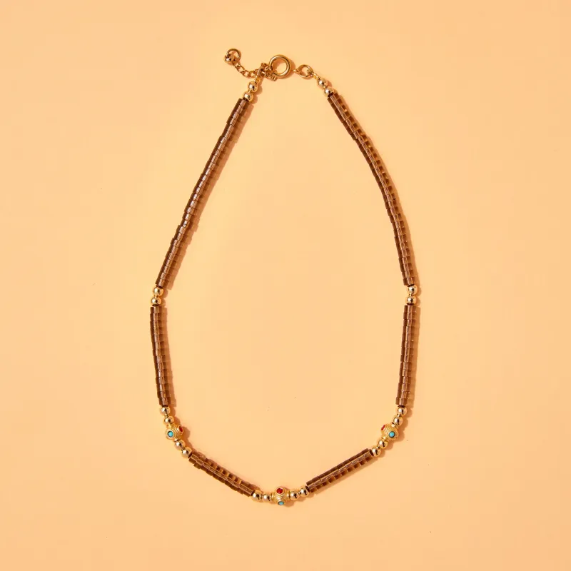 Juhu - Lil Necklace - Grey  made by Merci