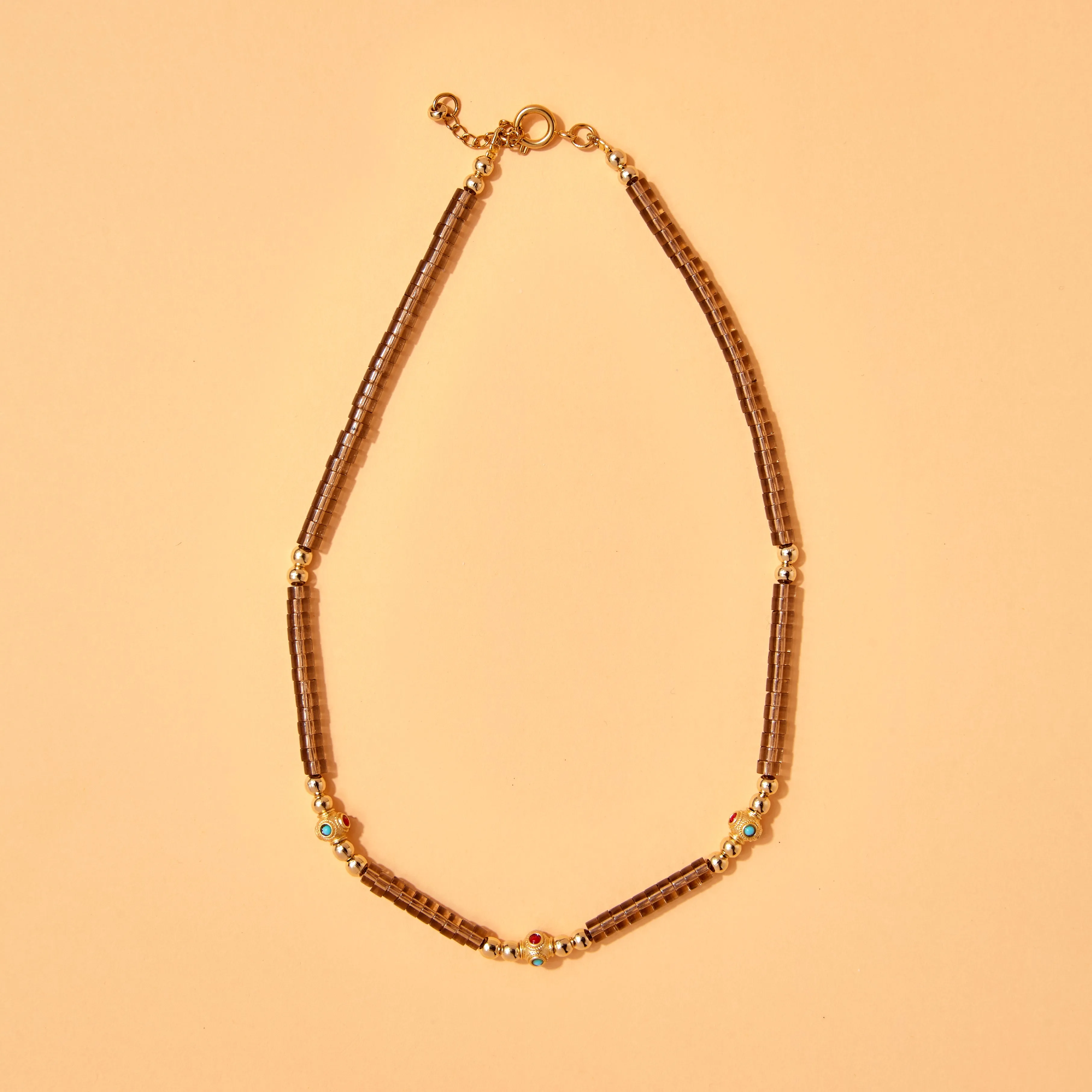 Juhu - Lil Necklace - Grey sold by Merci