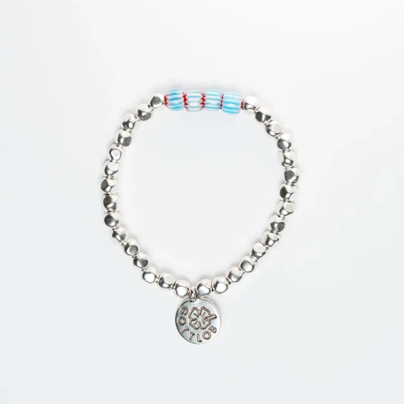 Gottlob - Edition No. 2 Bracelet - Turquoise & Red made by Merci