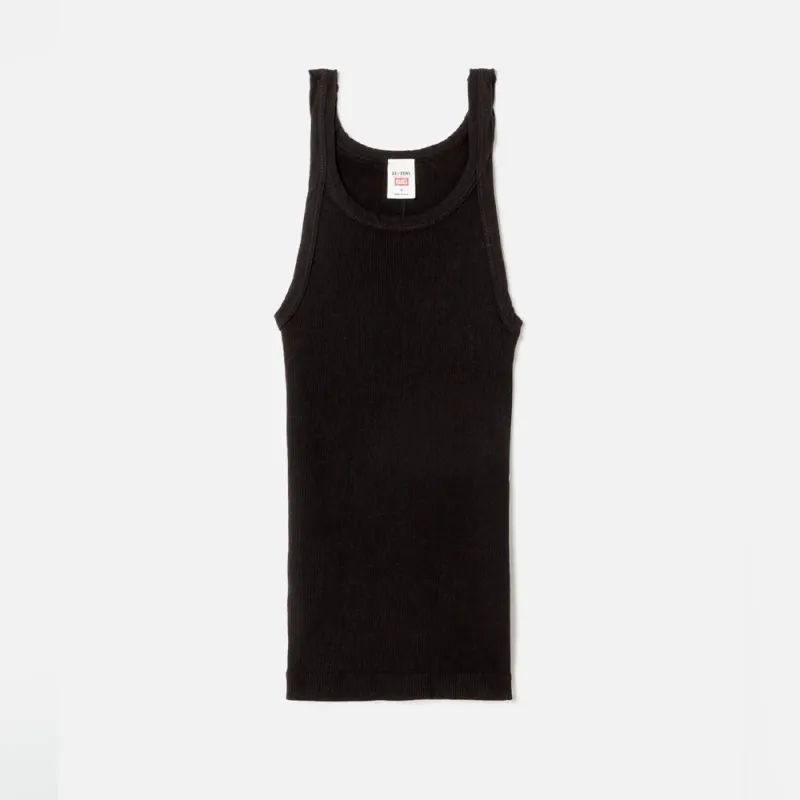 RE/DONE - Tank Top - Black made by Re/Done