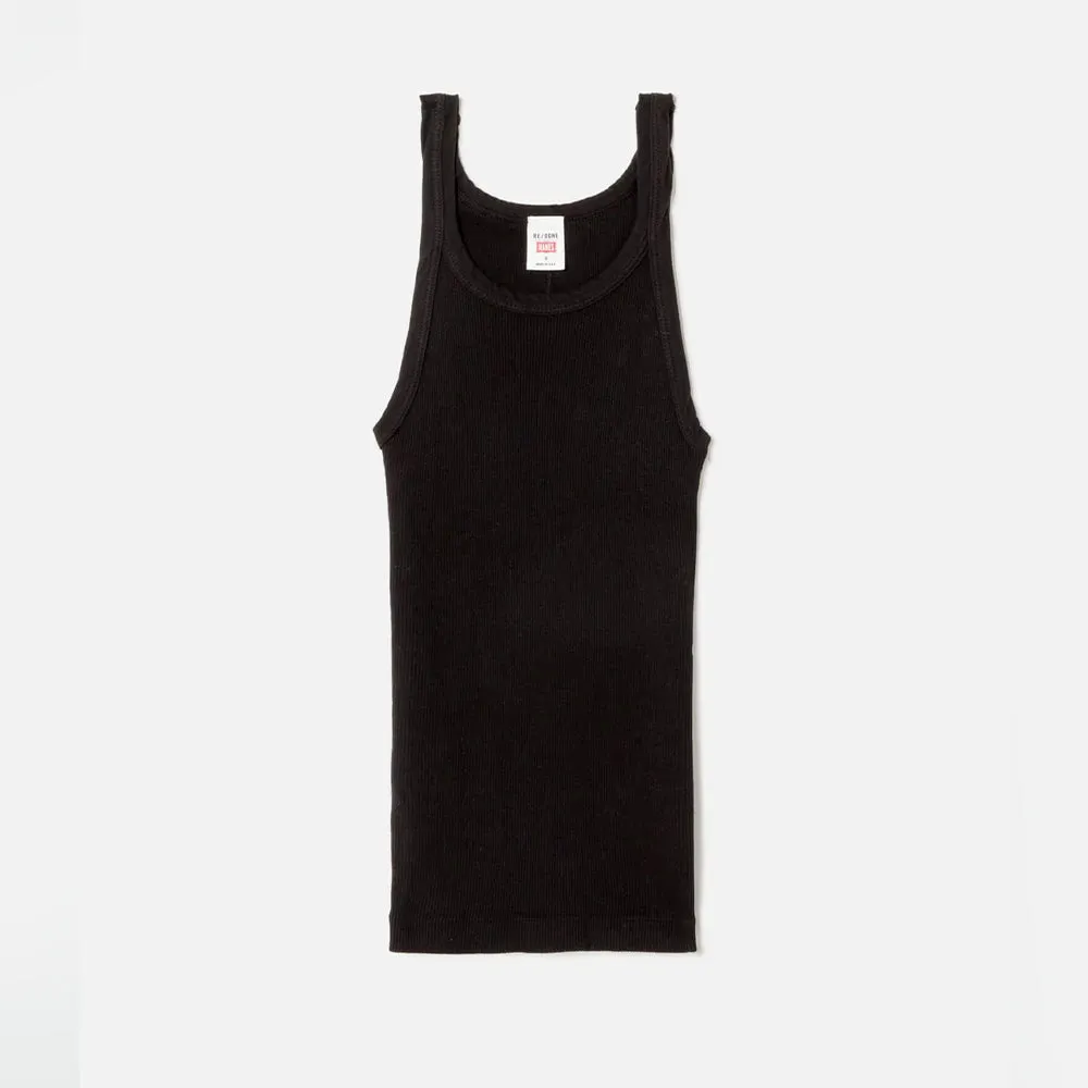 RE/DONE - Tank Top - Black sold by Merci