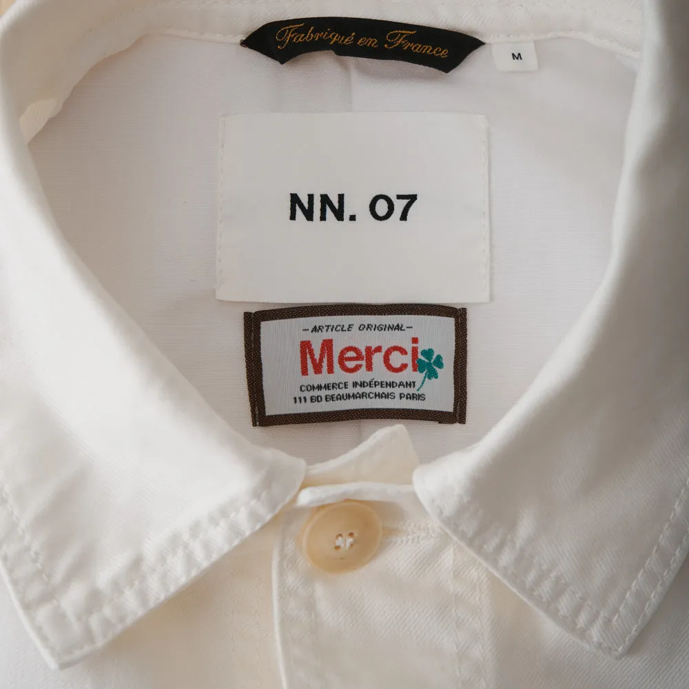 Le Laboureur x NN. 07 x Merci - Heart Clover Jacket - Blue sold by Merci product image thumbnail 3