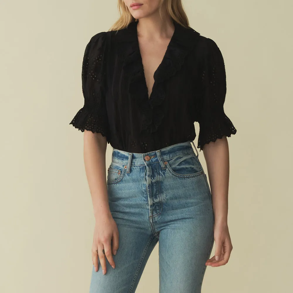 Dôen - Henri Blouse - Black sold by Merci product image thumbnail 2