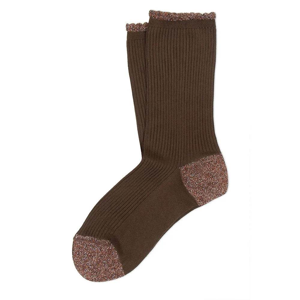ANT45 - Umea Socks - Brown sold by Merci