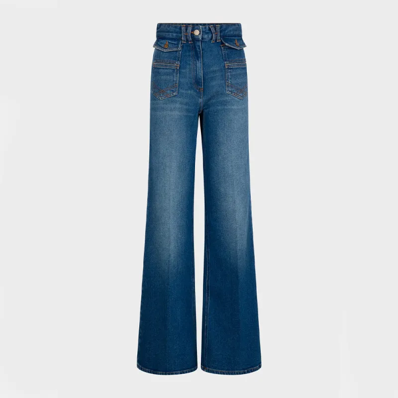 Gerard Darel - Anna Flare Jeans - Denim Brut made by Gerard Darel