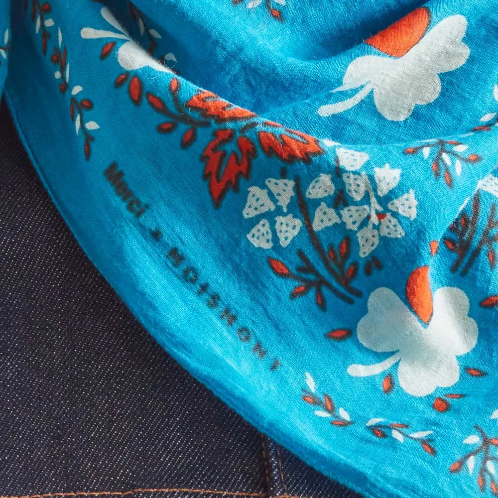 Moismont x Merci - Lucky Bandana - Blue sold by Merci product image thumbnail 5