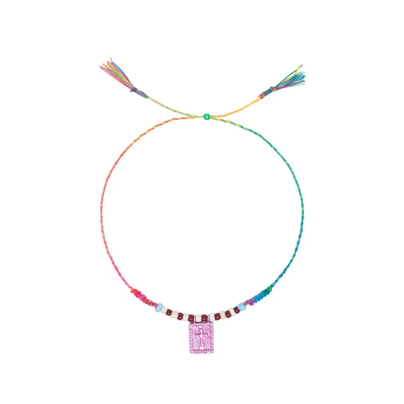 Jewel Rocks - Escapular Bracelet - Pink made by Merci
