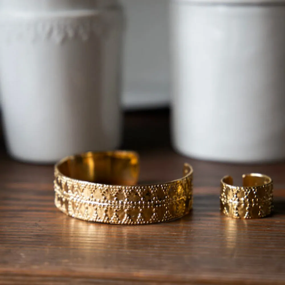 Alix D. Reynis - Daphne Bangle - Gold sold by Merci product image thumbnail 5