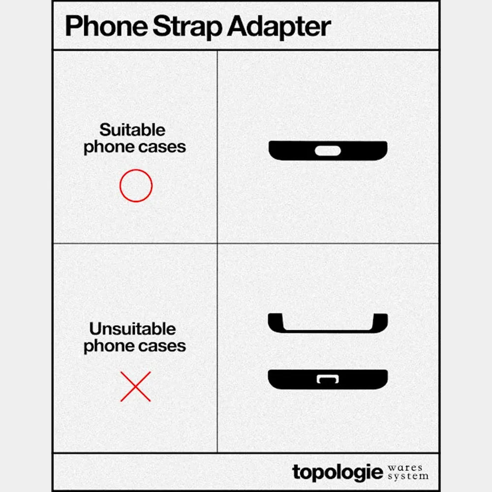 Topologie - Phone Strap Adapter - Black sold by Merci product image thumbnail 5