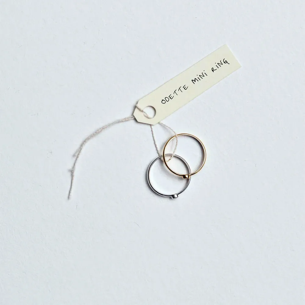 Ragbag - Odette Mini Ring - Silver sold by Merci