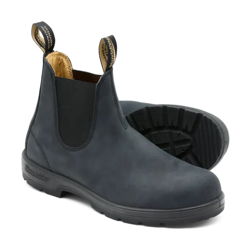 Blundstone - Classic Chelsea Boots - Rustic Black  made by Blundstone