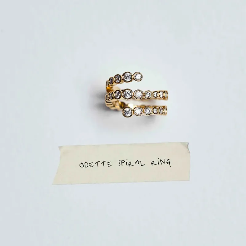 RAGBAG - Odette Spiral Ring - Gold made by RAGBAG