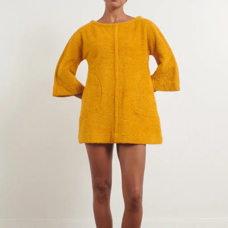 Simone Fan - The Mini Dress - Yellow made by Merci