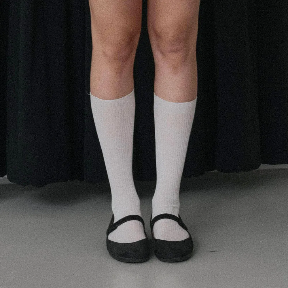 Baserange - Ribbed Mid-Calf Socks - Undyed sold by Merci product image thumbnail 5