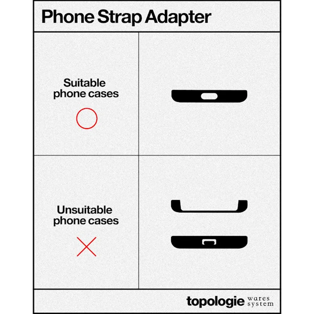 Topologie - Phone Strap Adapter - Grey sold by Merci product image thumbnail 5