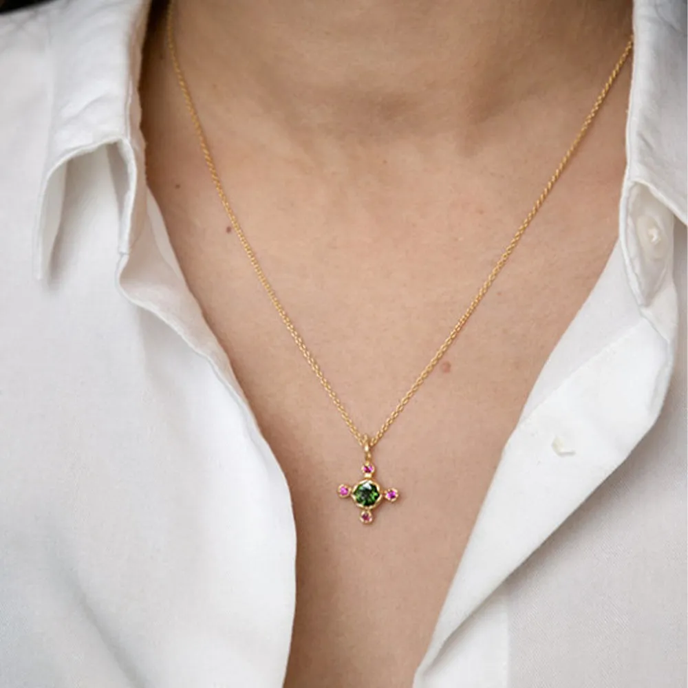 Alix D. Reynis - Anna Necklace - Green sold by Merci product image thumbnail 2
