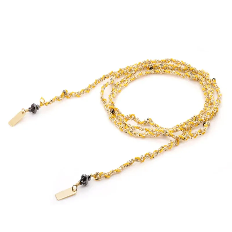 Marie Laure Chamorel - Necklace n°182 - Gold Yellow made by Marie Laure Chamorel