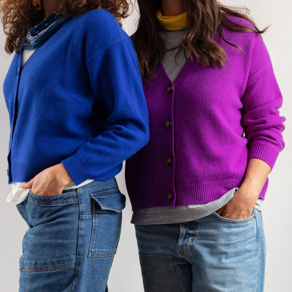 Merci - Luce Wool Cardigan - Blue sold by Merci product image thumbnail 4