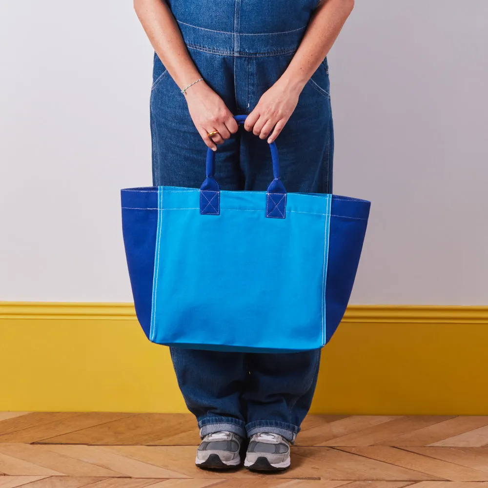 Merci - Clover-Heart Shopping Bag - Blue sold by Merci product image thumbnail 4