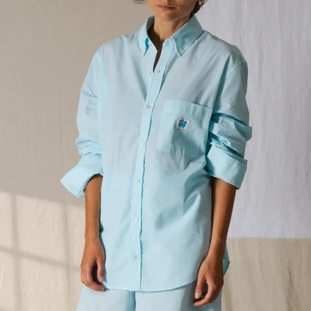 Merci - Basile Shirt - Turquoise sold by Merci product image thumbnail 2