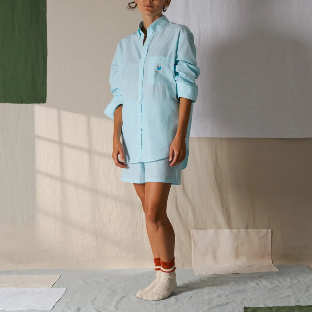 Merci - Basile Shirt - Turquoise sold by Merci product image thumbnail 5