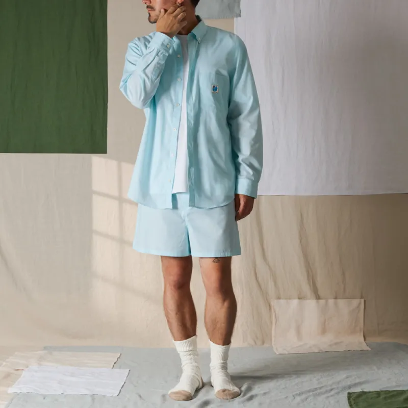 Merci - Basile Shirt - Turquoise made by Merci