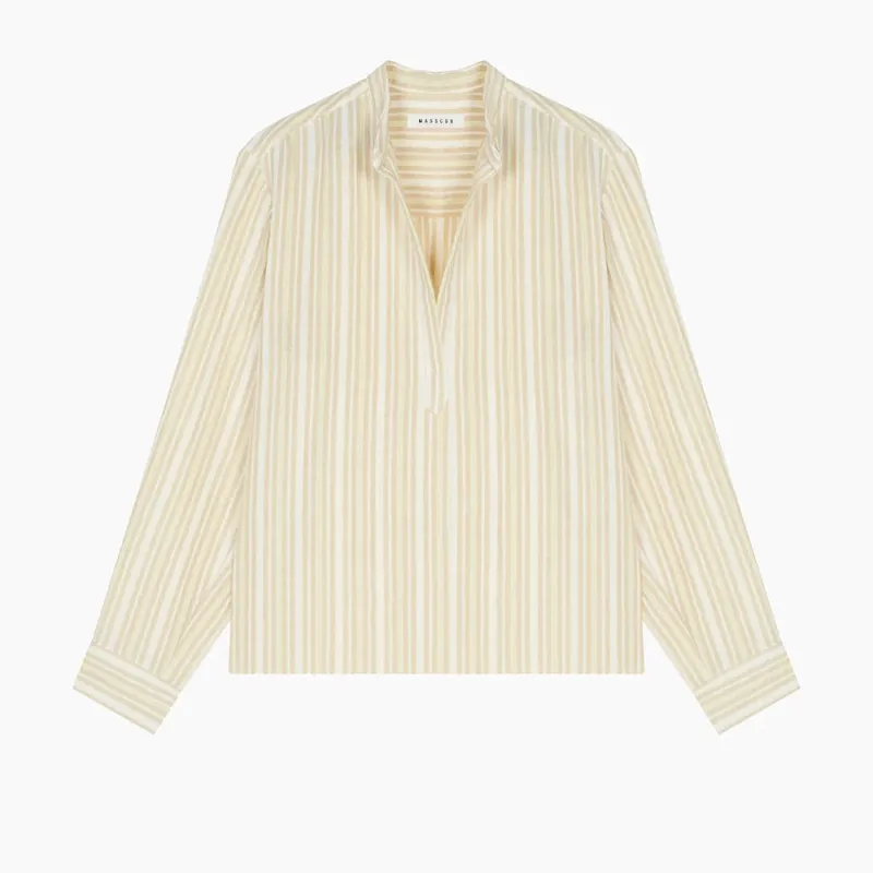 Masscob - Java shirt - Beige made by MASSCOB