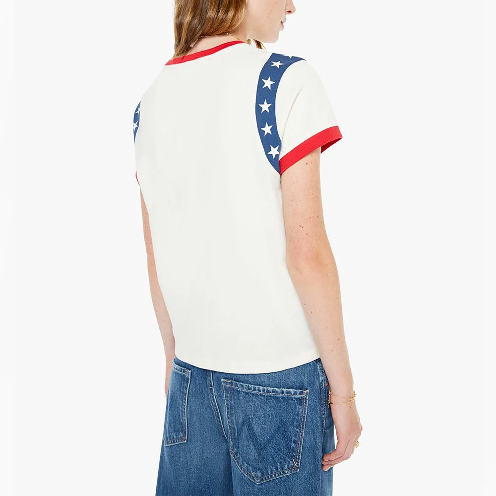 Mother - The Boxy Goodie Inset T-shirt - Mother Stars sold by Merci product image thumbnail 4