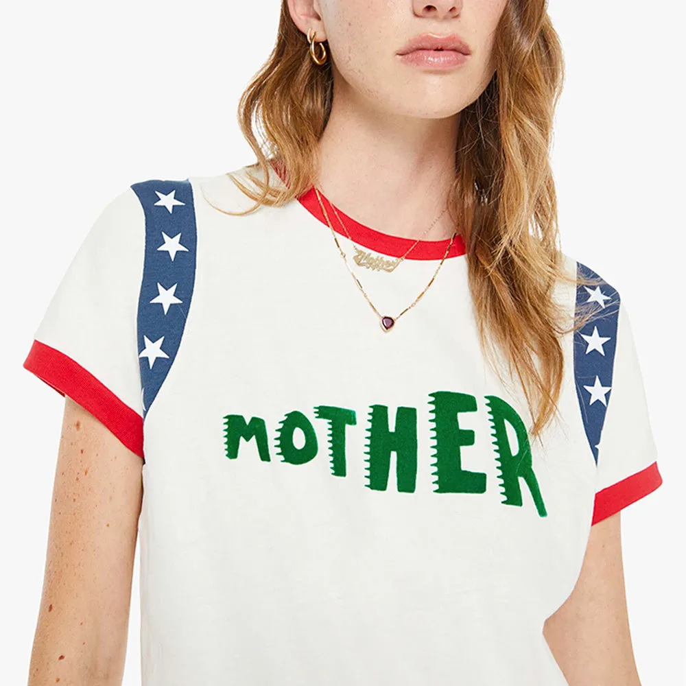 Mother - The Boxy Goodie Inset T-shirt - Mother Stars sold by Merci product image thumbnail 5