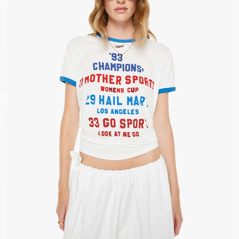Mother - The Lil Goodie Ringer T-shirt - Champions made by MOTHER