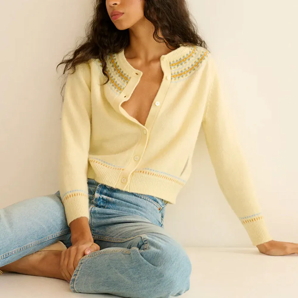 Dôen - Olympe cardigan - Yellow sold by Merci product image thumbnail 2