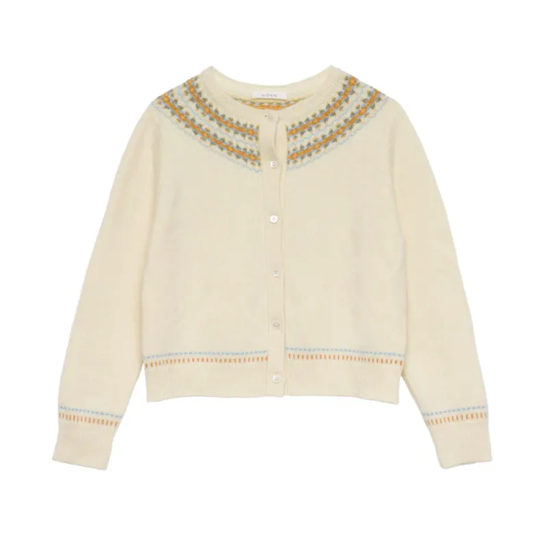 Dôen - Olympe cardigan - Yellow made by Doen