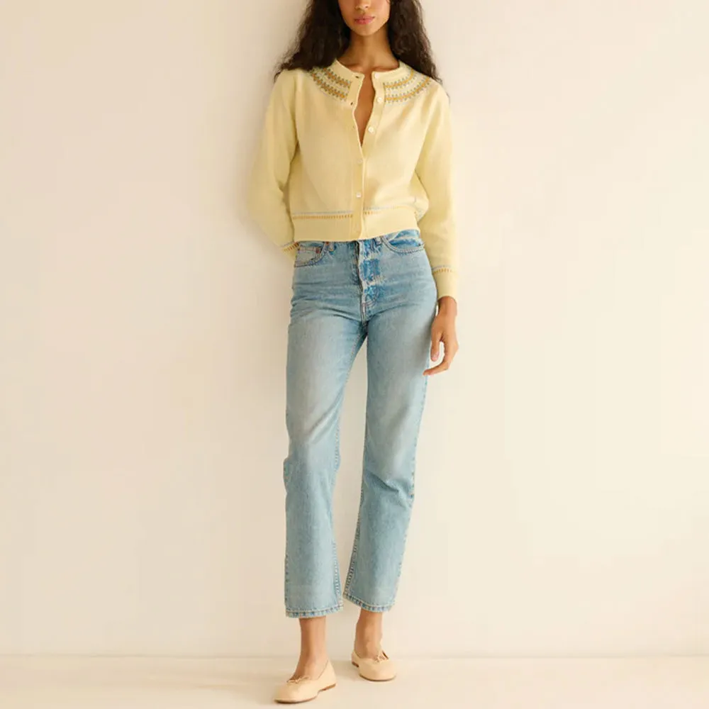 Dôen - Olympe cardigan - Yellow sold by Merci product image thumbnail 3