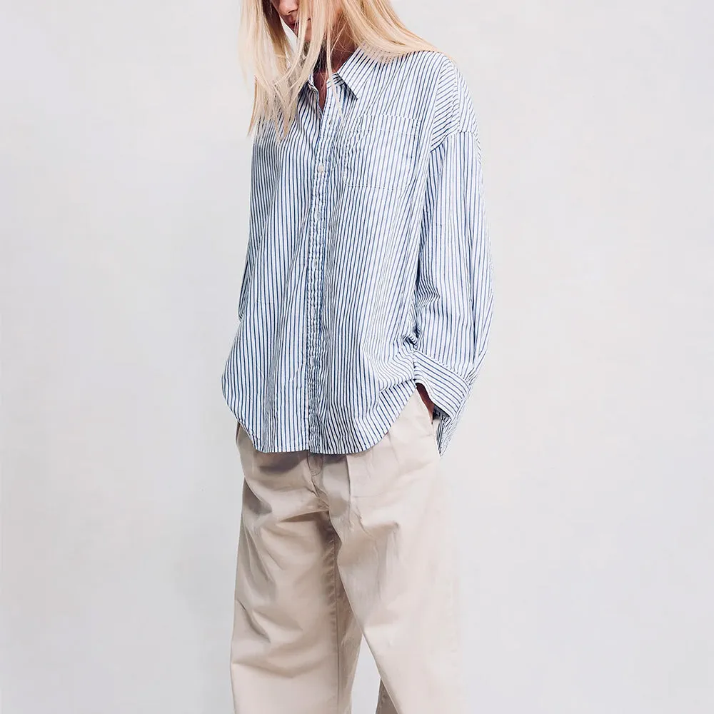 Denimist - Sutton Shirt - Blue sold by Merci
