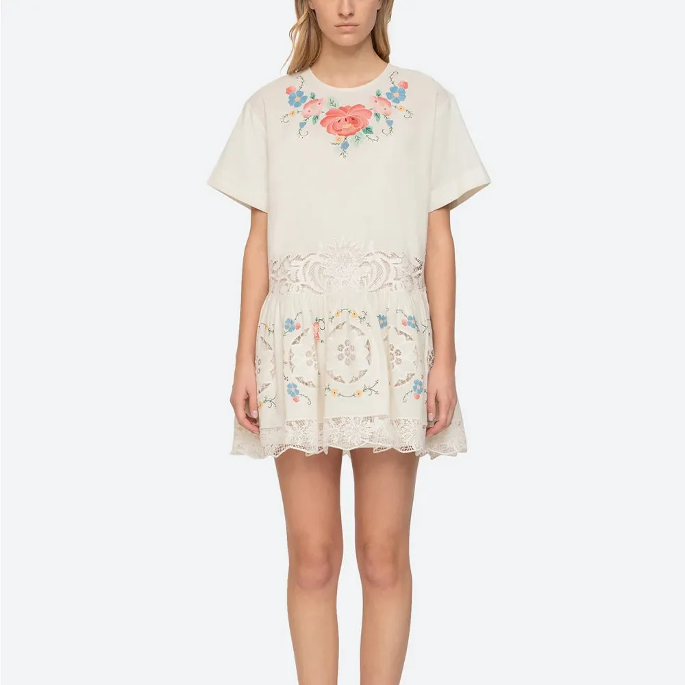 Sea NY - Astrid dress - Ecru sold by Merci