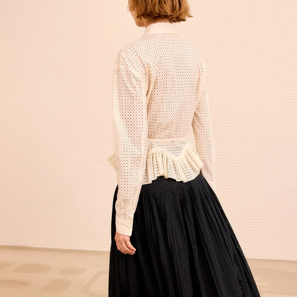 Ulla Johnson - Kelila blouse - Cowrie sold by Merci product image thumbnail 3