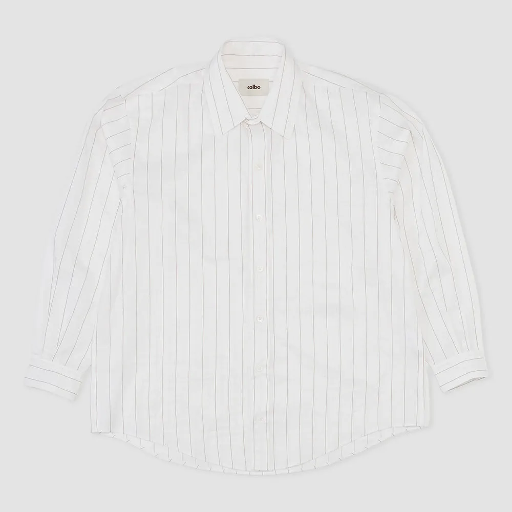 Colbo - Officer Shirt - White sold by Merci