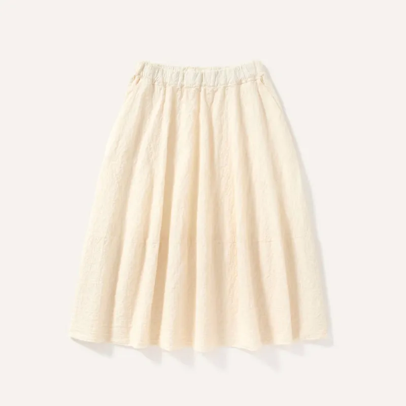 Labo.Art - Gea Rock Skirt - Avorio made by Labo.Art