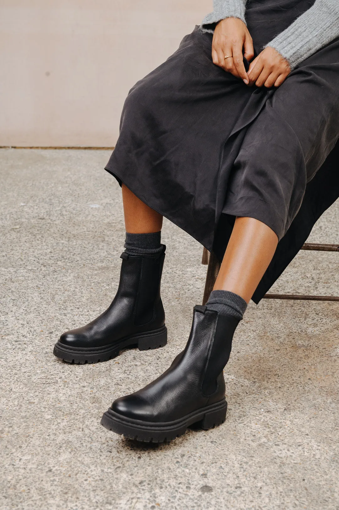 Hudson London - Blake Chelsea boot - Black sold by Merci product image thumbnail 4