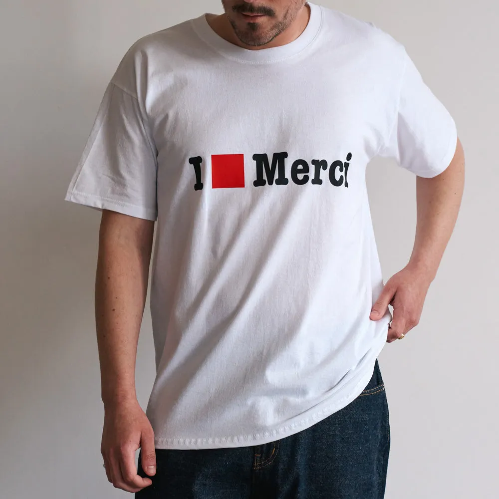 Merci - MC I Love T-shirt Merci - White sold by Merci product image thumbnail 2