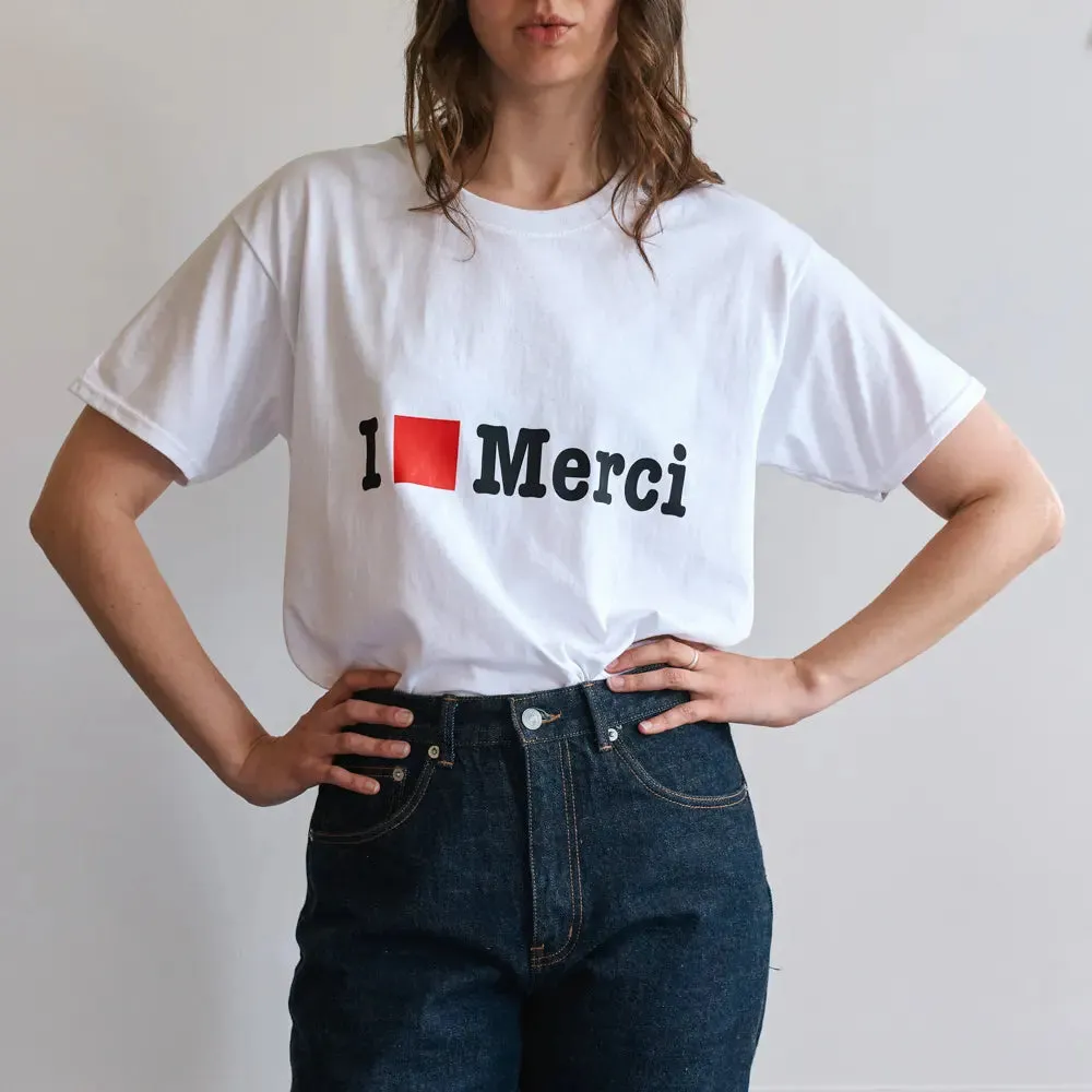 Merci - MC I Love T-shirt Merci - White sold by Merci